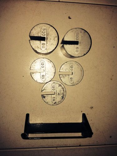 W.M. WELCH SCIENTIFIC CO.  1300 Gram Weight Set for Scales &amp; Balances !!