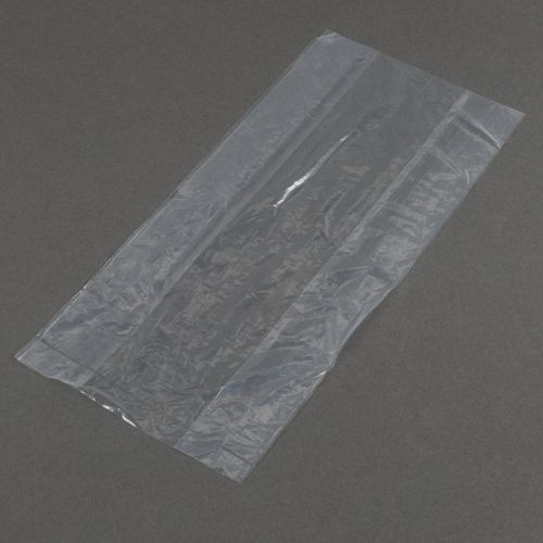 Gusseted Poly Bag 10x8x24 Clear 500  0.85 mil gauge  use for Produce &amp; Meat