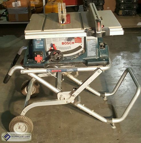 Bosch 4100 10 in. worksite table saw with gravity rise wheeled stand for sale