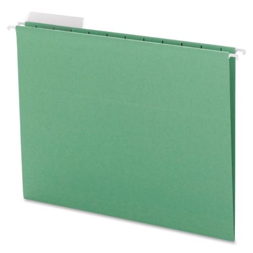 Smead Color Hanging Folders W/1/3-Cut Tabs, 11 Pt. Stock, Green,
