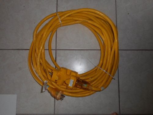 Yellow jacket  30a 125/250v 50ft  generato power cord   free shipping for sale