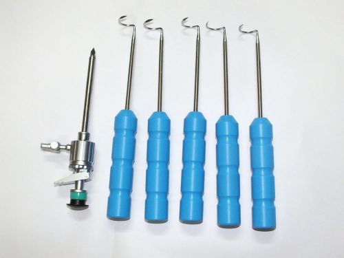 New Laparoscopy Mochi  Needle Qty-5 and 5mm trocar free