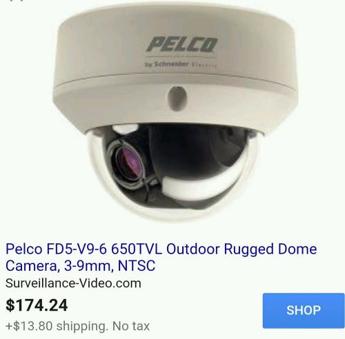Pelco camera FD-V9-6