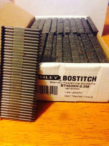 Bostitch BT493XH Hardened T Nails .097&#034; x 1 3/8&#034; Length Heat Treated 2500 Count