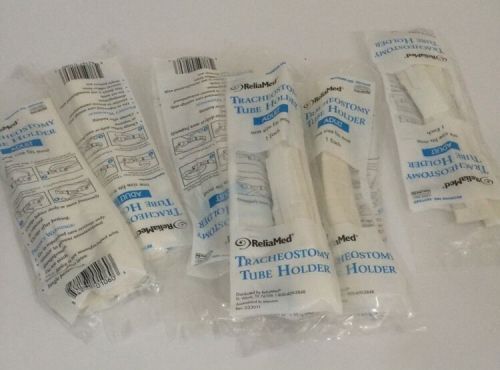 ReliaMed Disposable Tracheostomy Tube Holder Foam-Padded Cotton Box Of 4 Adult