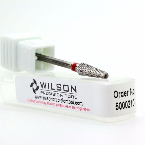 Carbide Cutter Wilson USA Tungsten HP Drill Bit Dental Nail Fine Medium Cone