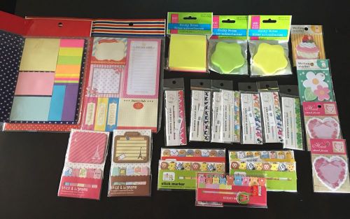 Lot Of Planner Page Flags And Post It&#039;s