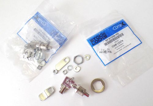 2 new compx  mfw1058-kd tool box cam lock cabinet lock &amp; key sets toolbox for sale