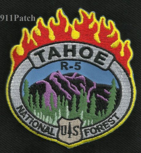 TAHOE, CA - US NATIONAL FOREST R-5 FIREFIGHTER Patch FIRE DEPARTMENT