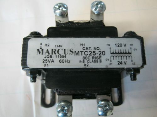 MARCUS Open Transformer Single Phase 120V to 24V 25VA MTC25-20