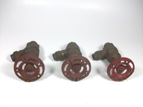 3/4 Inch Threaded Brass Valves w/compression fitting ~ Old New Stock ~SR