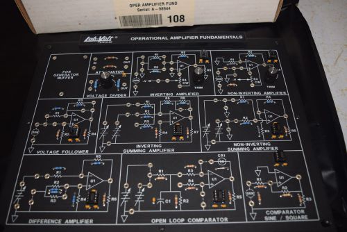 Lab Volt 91012 Operational Amplifier Fundamentals Complete Course Circuit Board