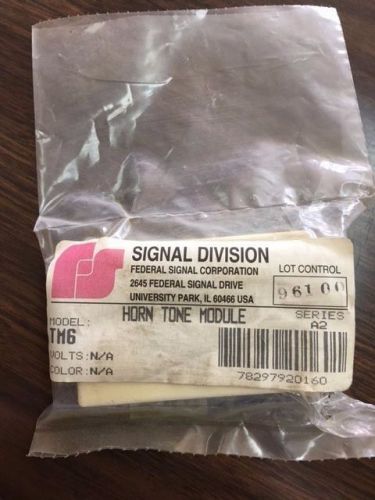 Federal Signal TM6 Steady Horn Tone Module Series A2