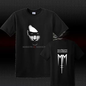 NEW T-Shirt Rock Band Music Marilyn Manson Black Metal Rock