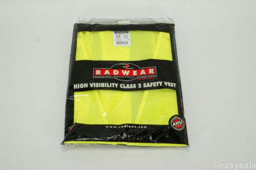Radians SV4GM5X Economy Class 2 Breakaway Mesh Safety Vests, 5X-Large, Green