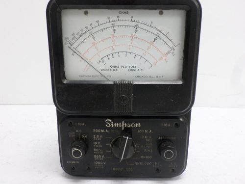 Simpson Model 260 MultiMeter