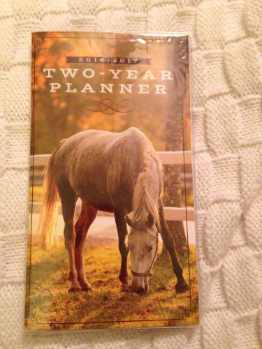 1- 2016-2017 HORSES, 2 Two Year Planner Pocket Purse Calendar Organizer