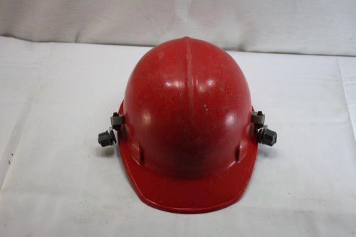 Jackson Products Red Vintage Fiberglass hard hat Weld helmet Adaptors Free Ship