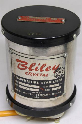 VINTAGE BLILEY TC92 TEMPERATURE STABILIZER 100-KC CRYSTAL OVEN A TIME NUTS MUST