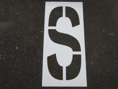 Chick Fil A Parking Lot Stencils 48&#034; x 20&#034; Individual Letters 1/16&#034; LDPE Plastic