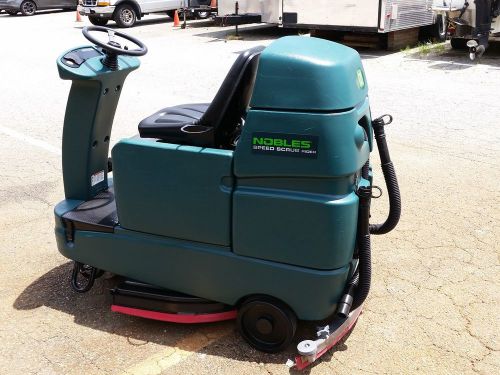 Reconditioned nobles speed scrub rider 32-inch riding floor scrubber for sale