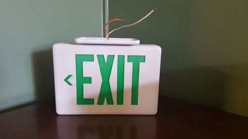 Green Light Emergency Exit Light Sign