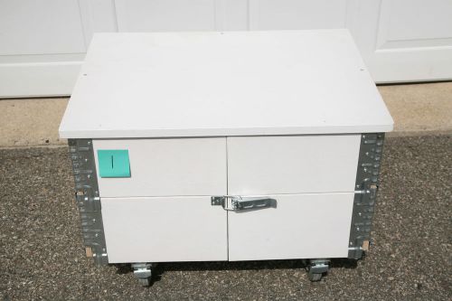 Local P/U ONLY in NJ - Store Display Storage Bin Cabinet with Wheels