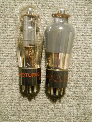 2) Arcturus 25L6G  Antique Power Amplifier Vacuum Tube ~ TV-7 Tested