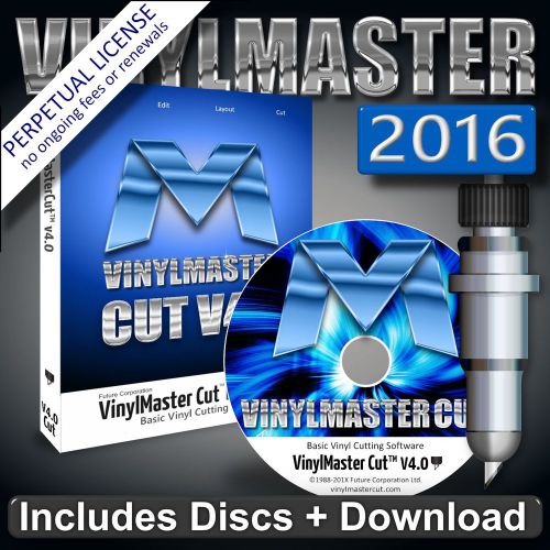 VinylMaster Cut for Vinyl Cutter Design Software Sign Cutting Equipment Contour