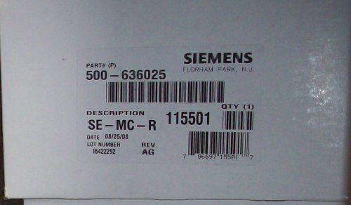 SIEMENS FIRE ALARM SPEAKER STROBE #500-636025 SE-MC-R, 4 available