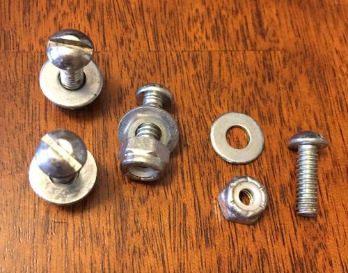 4 bolts with washers and nuts for sale
