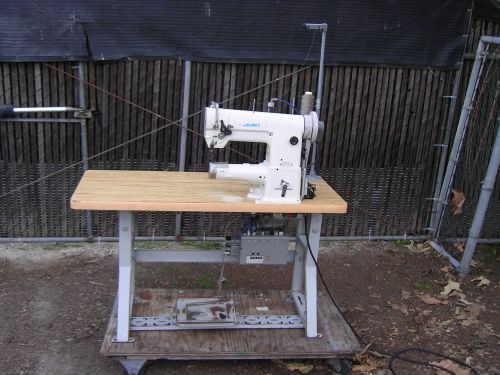 Juki walking foot cylinder arm ls-341n with needle positioner sewing machine for sale
