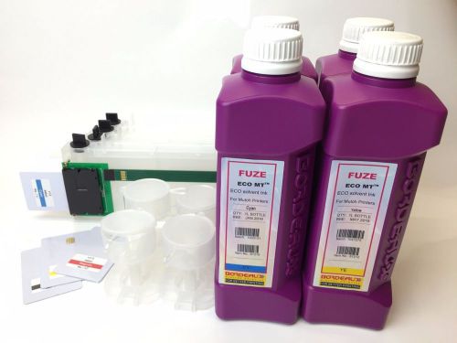 #1 Rated Bordeaux 4 Eco Solvent Ink + 4 Refill Cartridge for Mutoh Valuejet (CA)