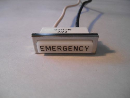 Solico / tektone emergency light indicator for nurse call panel 28v new for sale