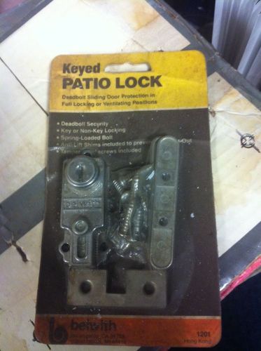 Keyed Patio Lock