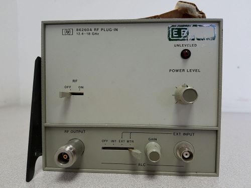 HP 86260A RF Plug In 12.4-18 GHz