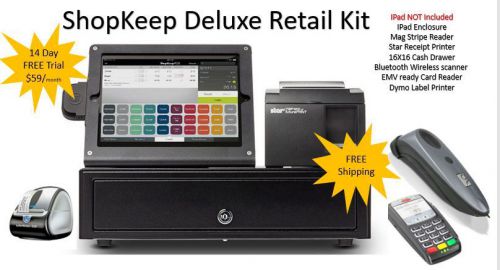 ShopKeep Certified Point Of Sale Retail Hardware Kit - FREE Shipping