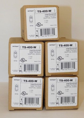 White watt stopper ts-400-w time switch wattstopper lot of 5 for sale