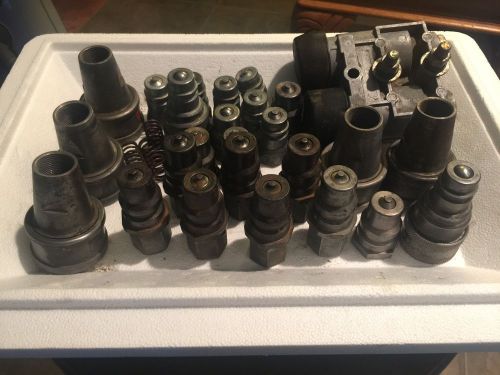 SAFEWAY AND PIONEER HYDRAULICS LOT 25 MIXED LOT QUICK COUPLER SET PLUS