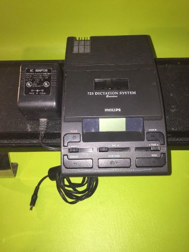 Philips 725 Executive Dictation System W/ Power Adapter