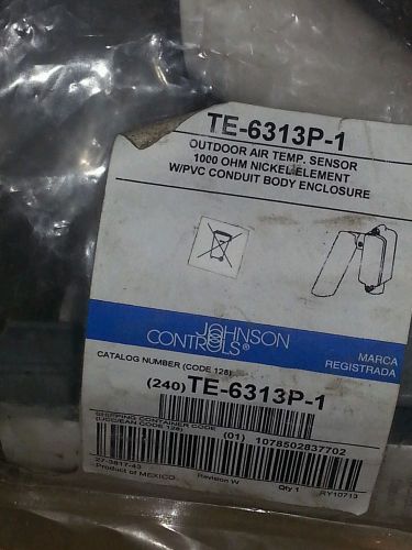 JOHNSON CONTROLS TE-6313P-1 NEW IN BOX