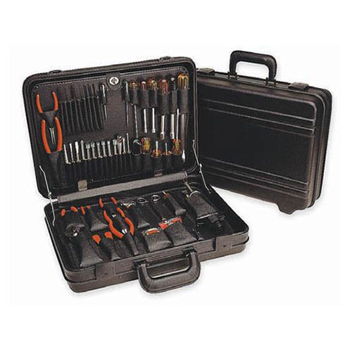 Xcelite tcmb150st black polyethylene tool case w/ tools for sale