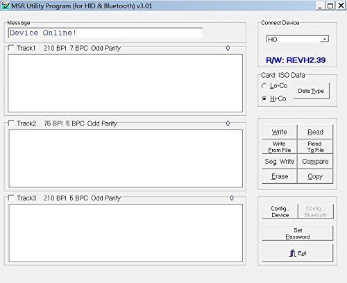 MSR605X HiCo Magnetic Card Reader Writer Encoder MSR605 MSR206 MSR606