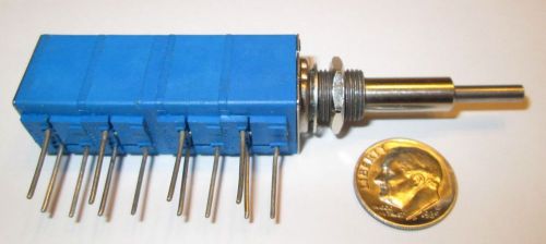 Bourns 4-gang 10k-10k-10k-10k linear  dual concentric potentiometer nos for sale