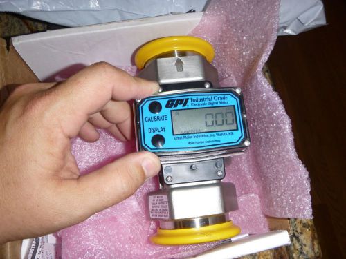 Gpi industrial flow meter 2&#034;  - brand new for sale