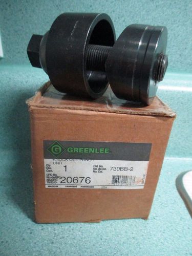 Greenlee 2&#034; conduit knockout punch 730bb-2 20676 730bb2 for sale