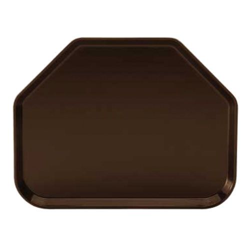 Winco FGTT-1814B Fiberglass Tray, Brown, 18 in.x14 in. Trapezoid