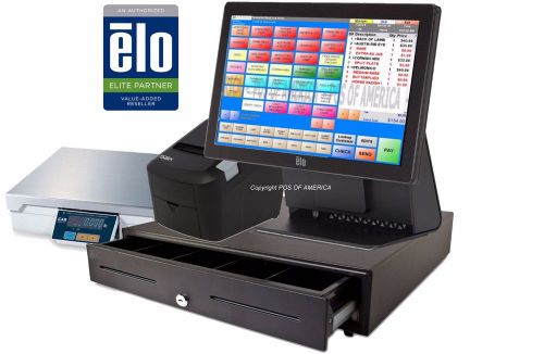 pcAmerica POS SYSTEM RPE PRO ALL-IN-ONE FROZEN YOGURT ELO 15E2 COMPLETE NEW