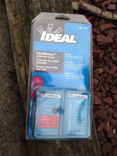 Ideal 62-200 LinkMaster UTP-STP Cable Tester New