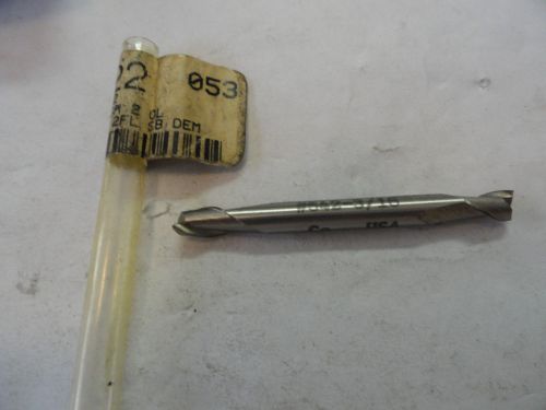 3/16&#034; x 9/32&#034; loc cobalt stub length double end 2 flute end mill for sale